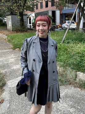 「アイテム（その他トップス）」を使った、HARE / 瑜ユイさん（レディース・165cm・20代）の秋コーディネート
