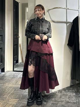 「アイテム（財布）」を使った、HARE / 瑜ユイさん（レディース・165cm）の秋コーディネート