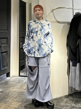 「HARE（ハレ）のアイテム（パンツ）」を使った、HARE / 瑜ユイさん（レディース・165cm）の冬コーディネート