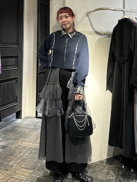 「HARE（ハレ）のアイテム（リング）」を使った、HARE / 瑜ユイさん（レディース・165cm）の春コーディネート