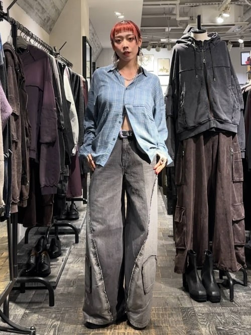 レースアップチャンキーサボサンダル(HARE)