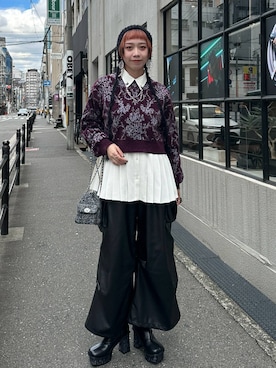 「アイテム（ハンドバッグ）」を使った、HARE / 瑜ユイさん（レディース・165cm・20代）の秋コーディネート