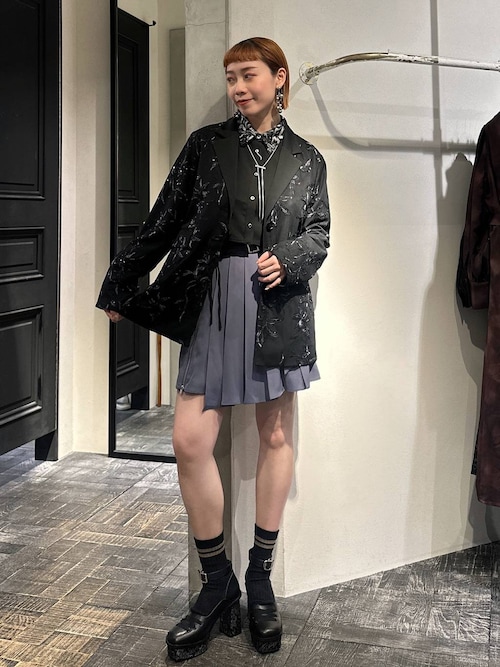 HARE（ハレ）の「ジャガードキリカエクレリックシャツ(HARE