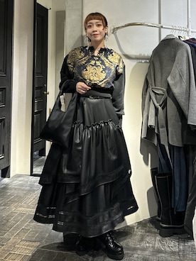 「アイテム（スカート）」を使った、HARE / 瑜ユイさん（レディース・165cm・20代）の秋コーディネート