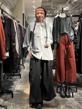 「HARE（ハレ）のアイテム（ニットキャップ/ビーニー）」を使った、HARE / 瑜ユイさん（レディース・165cm）の秋コーディネート