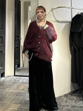 「アイテム（ウォレットチェーン）」を使った、HARE / 瑜ユイさん（レディース・165cm）の秋コーディネート