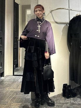 「アイテム（リング）」を使った、HARE / 瑜ユイさん（レディース・165cm・20代）の秋コーディネート