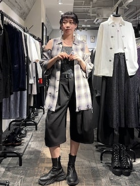 「HARE（ハレ）のアイテム」を使った、HARE / 瑜ユイさん（レディース・165cm）の春コーディネート