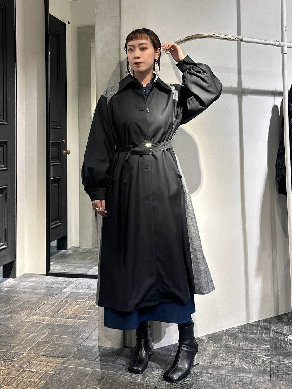 ジャガードチャイナレイヤーライクフレアワンピース(HARE)を使った人気