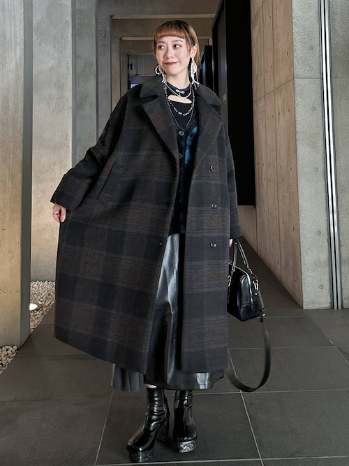 アソートガラシャギーVネックカーディガン(HARE)（カーディガン/ボレロ