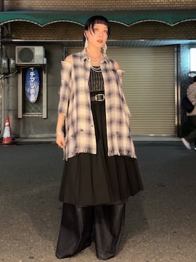 「HARE（ハレ）のアイテム（スカート）」を使った、HARE / 瑜ユイさん（レディース・165cm）の春コーディネート