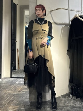 「アイテム（リング）」を使った、HARE / 瑜ユイさん（レディース・165cm・20代）の秋コーディネート