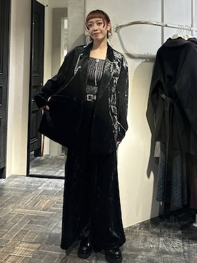 「HARE（ハレ）のアイテム（テーラードジャケット）」を使った、HARE / 瑜ユイさん（レディース・165cm）の秋コーディネート