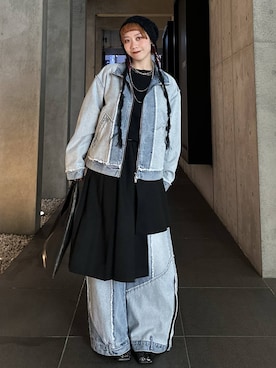 「HARE（ハレ）のアイテム（ジャケット/アウター）」を使った、HARE / 瑜ユイさん（レディース・165cm）の冬コーディネート