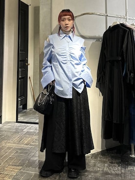 「HARE（ハレ）のアイテム（リング）」を使った、HARE / 瑜ユイさん（レディース・165cm）の春コーディネート