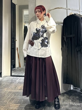 「アイテム（財布）」を使った、HARE / 瑜ユイさん（レディース・165cm）の秋コーディネート