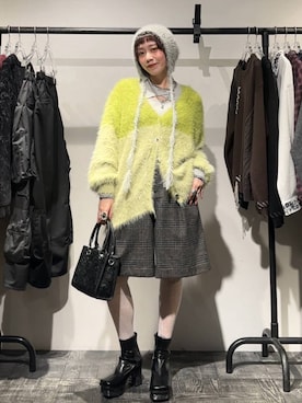 「HARE（ハレ）のアイテム（帽子）」を使った、HARE / 瑜ユイさん（レディース・165cm）の秋コーディネート