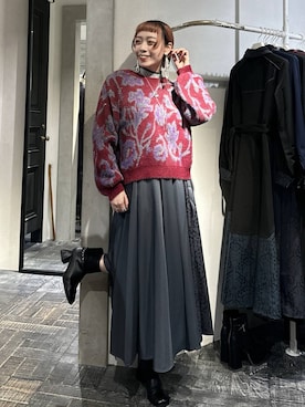 「アイテム（リング）」を使った、HARE / 瑜ユイさん（レディース・165cm・20代）の秋コーディネート