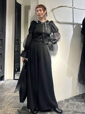 「チュールスカート」｜「アイテム（パンツ）」を使った、HARE / 瑜ユイさん（レディース・165cm）の夏コーディネート