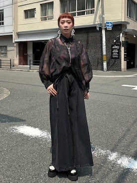 「アイテム（リング）」を使った、HARE / 瑜ユイさん（レディース・165cm・20代）の夏コーディネート