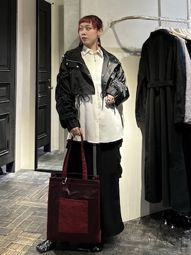 「HARE（ハレ）のアイテム（ジャケット/アウター）」を使った、HARE / 瑜ユイさん（レディース・165cm）の冬コーディネート