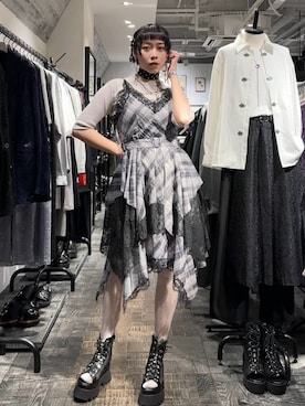 「HARE（ハレ）のアイテム」を使った、HARE / 瑜ユイさん（レディース・165cm）の春コーディネート