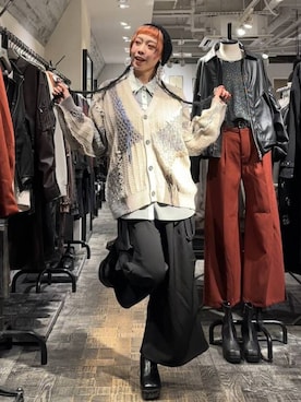 「HARE（ハレ）のアイテム（ニットキャップ/ビーニー）」を使った、HARE / 瑜ユイさん（レディース・165cm）の秋コーディネート