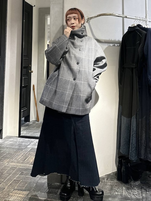 ウーリーテック2WAYミドルコート(HARE)（チェスターコート