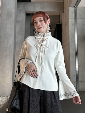 「アイテム（リング）」を使った、HARE / 瑜ユイさん（レディース・165cm・20代）の秋コーディネート