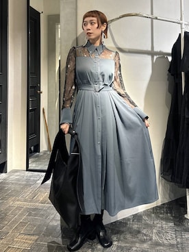 「アイテム（ワンピース）」を使った、HARE / 瑜ユイさん（レディース・165cm）の夏コーディネート