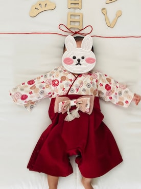 「petit main（プティマイン）のアイテム」を使った、toukanさん（キッズ・60cm）の夏コーディネート