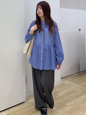 「ROPE' PICNIC（ロペピクニック）のアイテム」を使った、SAKIさん（レディース・153cm）の春コーディネート