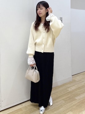 「アイテム（バレエシューズ）」を使った、SAKIさん（レディース・153cm）の秋コーディネート