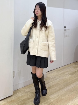 「ROPE' PICNIC（ロペピクニック）のアイテム」を使った、SAKIさん（レディース・153cm）の秋コーディネート