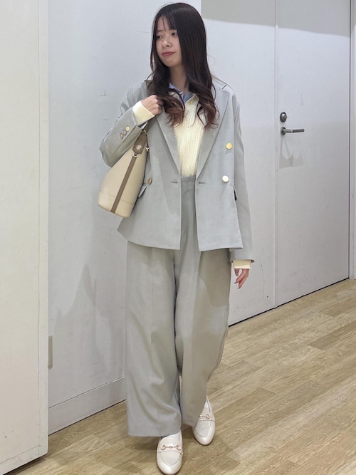 セール】【低身長・小柄さんサイズ】クリアツイルワイドパンツ