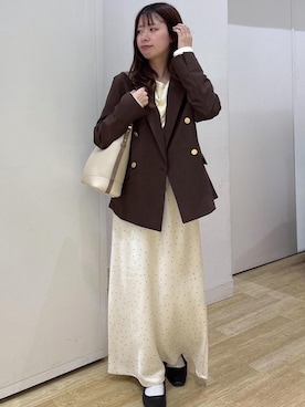 「ROPE' PICNIC（ロペピクニック）のアイテム」を使った、SAKIさん（レディース・153cm）の春コーディネート