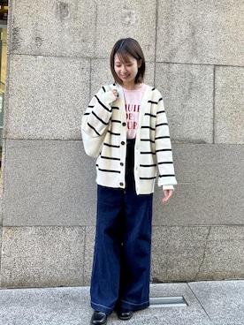「GSK14000」｜SAKIさん（レディース・153cm）の春コーディネート