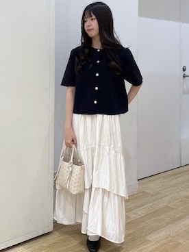 「ROPE' PICNIC（ロペピクニック）のアイテム」を使った、SAKIさん（レディース・153cm）の春コーディネート