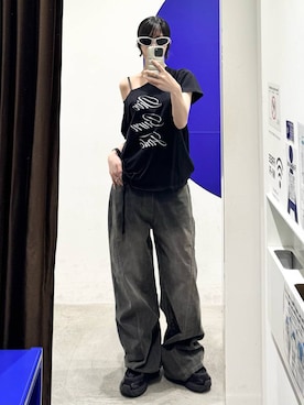 「アイテム（パンツ）」を使った、kitunesandayoさん（レディース・167cm・20代）の夏コーディネート