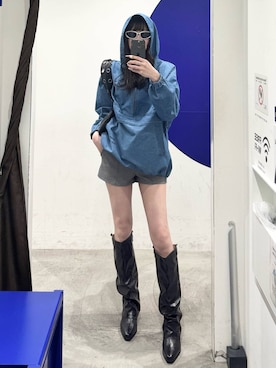 「ALAND（エーランド）のアイテム」を使った、kitunesandayoさん（レディース・167cm）の冬コーディネート