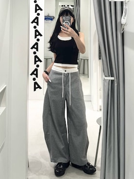 「MUCENT（ムセント）のアイテム」を使った、kitunesandayoさん（レディース・167cm）の夏コーディネート