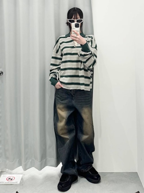 Tシャツ・カットソー ASCLO Multi Border T Shirt (2color) ASCLO Multi Border T Shirt (2color)
