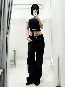 「BITTER CELLS（ビターセルズ）のアイテム」を使った、kitunesandayoさん（レディース・167cm）の春コーディネート