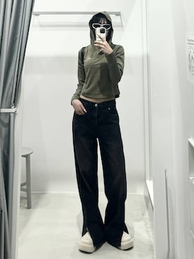 「Midnight Move（ミッドナイトムーブ）のアイテム」を使った、kitunesandayoさん（レディース・167cm）の秋コーディネート