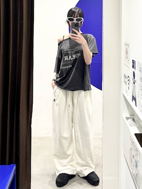 「アイテム（パンツ）」を使った、kitunesandayoさん（レディース・167cm・20代）の夏コーディネート