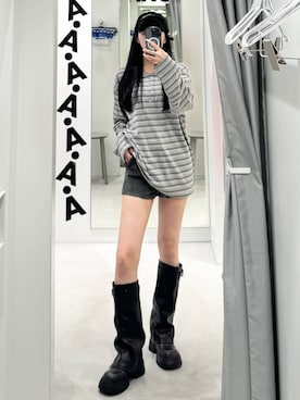 「ALAND（エーランド）のアイテム」を使った、kitunesandayoさん（レディース・167cm）の夏コーディネート