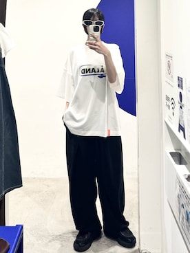 「ALAND（エーランド）のアイテム」を使った、kitunesandayoさん（レディース・167cm）の夏コーディネート