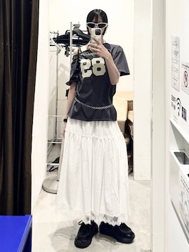 「Midnight Move（ミッドナイトムーブ）のアイテム」を使った、kitunesandayoさん（レディース・167cm）の夏コーディネート