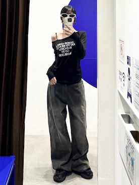 「アイテム（パンツ）」を使った、kitunesandayoさん（レディース・167cm・20代）の夏コーディネート