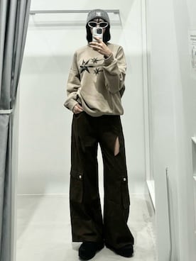 「LMCのアイテム」を使った、kitunesandayoさん（レディース・167cm）の秋コーディネート